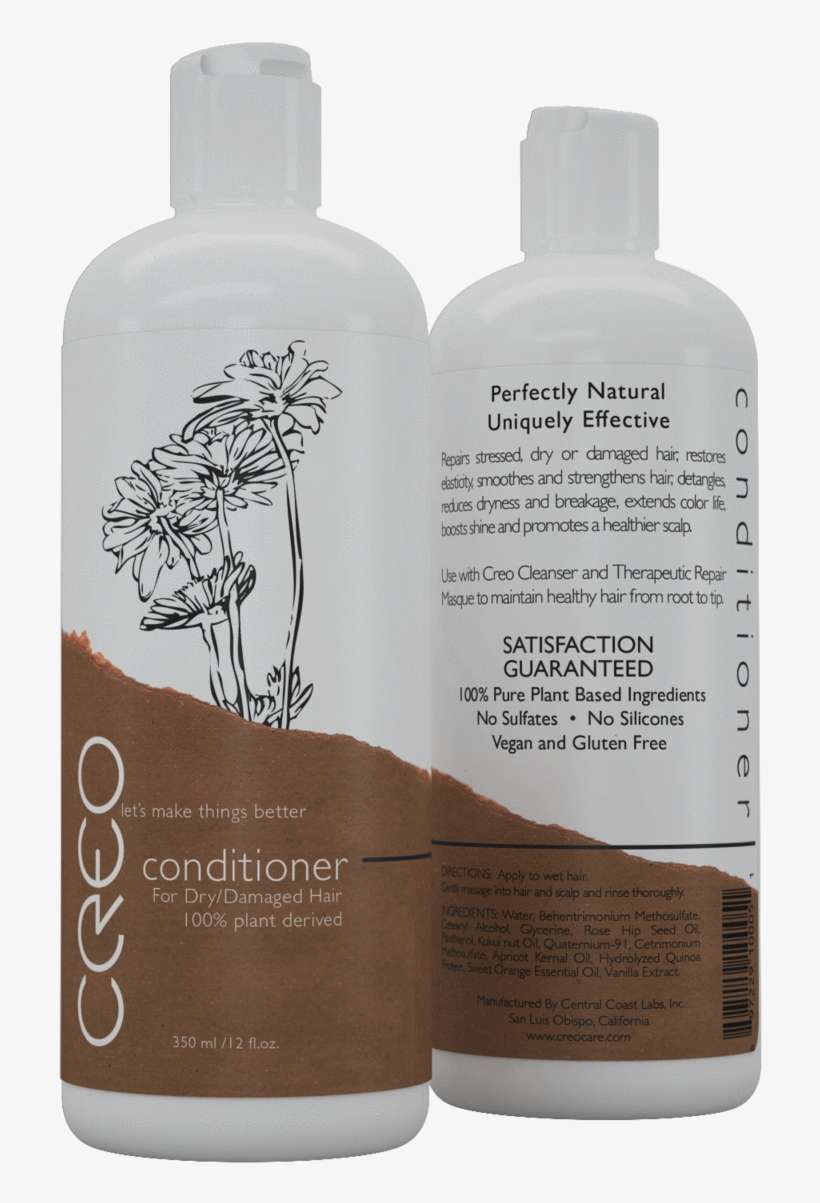 Creo Professional Conditioner For Dry/damaged Hair - Hair, transparent png download