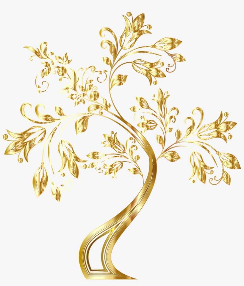 Big Image - Gold Colorflower Png, transparent png download