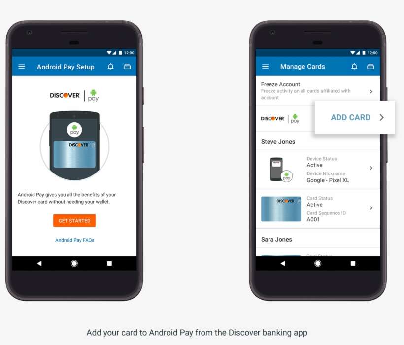 Android Pay Now Works In Bank Of America, Usaa, Discover - Android Pay In App, transparent png download