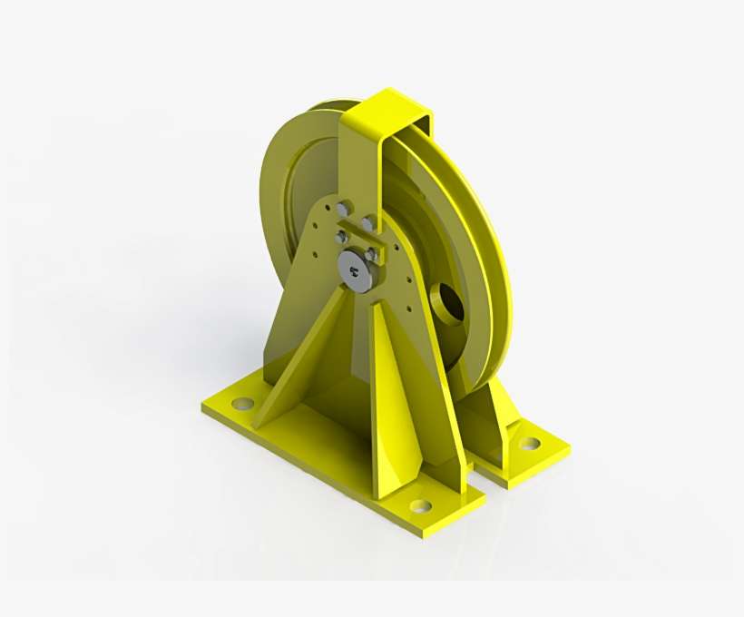 400mm Wire Rope Sheave & Frame - Circle, transparent png download