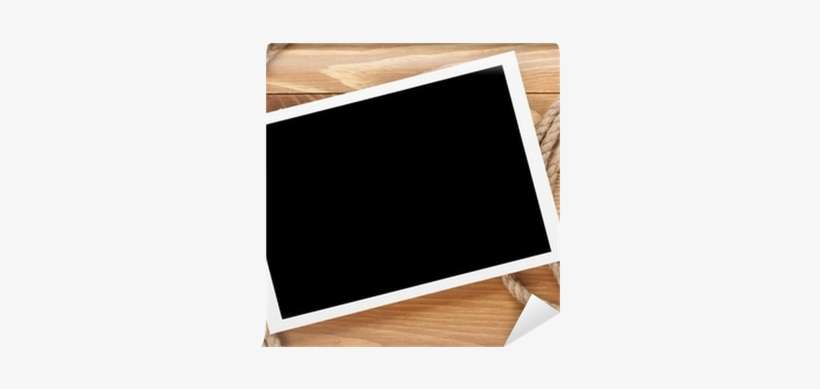 Blank Photo Frame With Ship Rope Wall Mural • Pixers® - Plywood, transparent png download