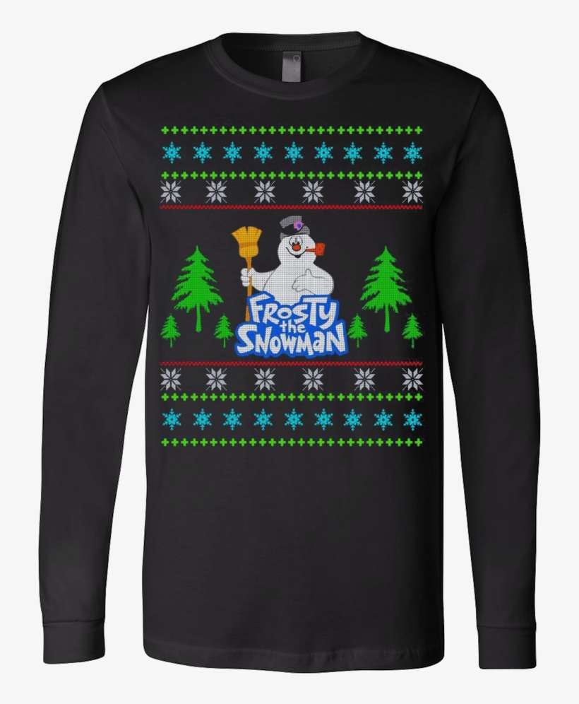 Frosty The Snowman Ugly Christmas Sweaters T Shirt - Here Comes Frosty! (frosty The Snowman), transparent png download