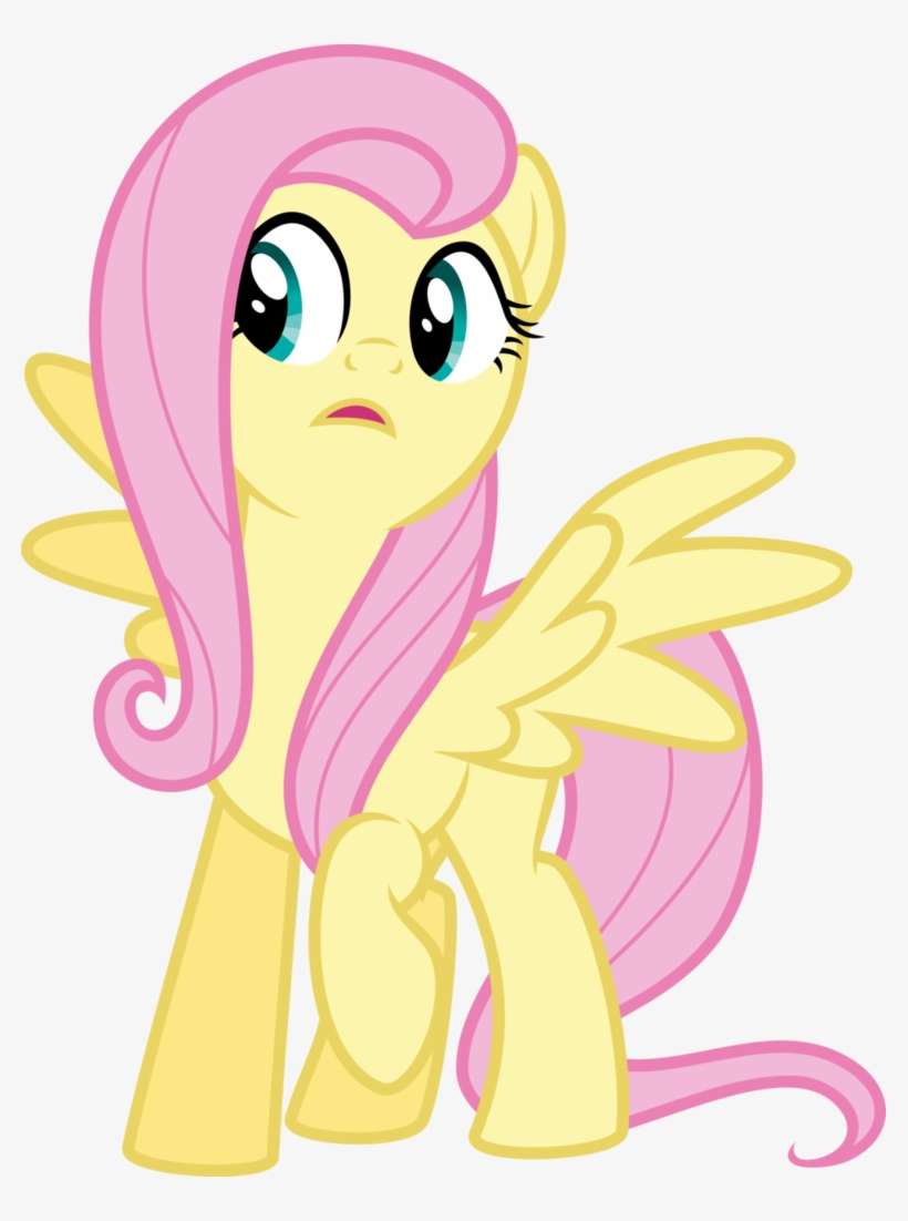 Surprised Fluttershy By Decprincess On Deviantart Free - My Little Pony Fluttershy Surprised, transparent png download
