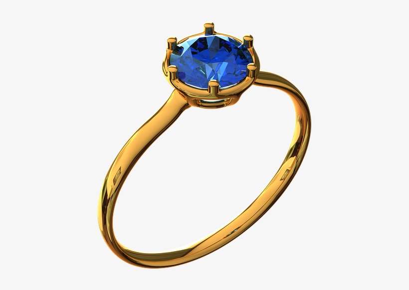 Gold Ring With Eye, Ornament - Wenz Damenring In Gold, transparent png download