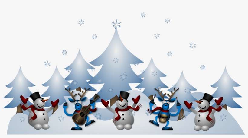 Snowmen-160883 960 720 - Seasons Greetings, transparent png download