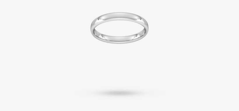 3mm Slight Court Standard Wedding Ring In 9 Carat - Samsonite Guardit Bailhandle Computer Bag, transparent png download