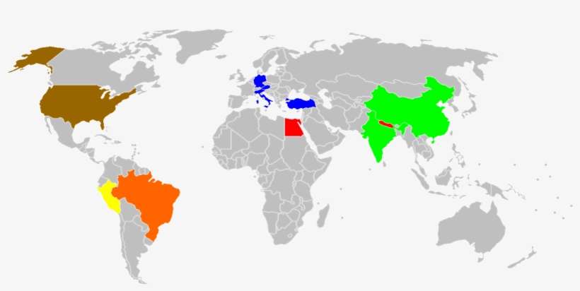 Indiana Jones Map - Venezuela And Usa Map, transparent png download