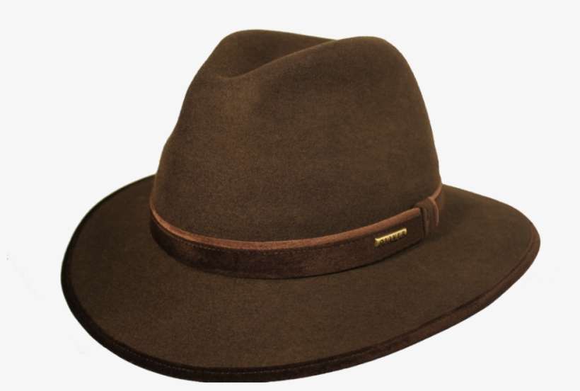 Sombrero Indiana Impermeable - Brown Brim Hat, transparent png download