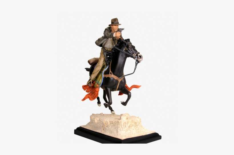 More Indiana Jones - Gentle Giant Indiana Jones On Horseback Statue, transparent png download