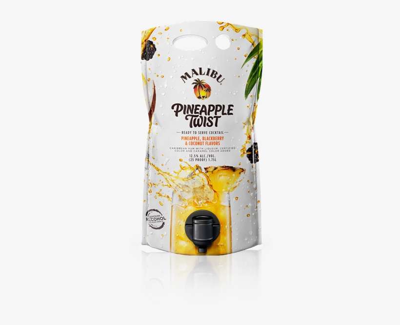 Malibu Pineapple Twist - Malibu Pineapple Cans, transparent png download