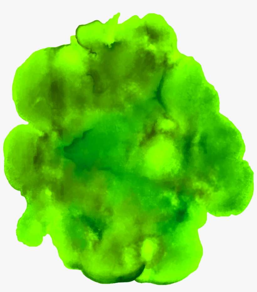 Watercolor Painting Water Dizzy - Colores Acuarela Verdes Png, transparent png download