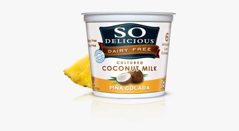 Pina Colada Cultured Coconutmilk - So Delicious Cashew Milk Ice Cream Bars, transparent png download