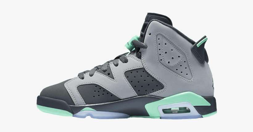 The Nike Air Jordan 6 Gg Green Glow Is Scheduled To - Air Jordan 6 Retro (gg) Green Glow (543390-005), transparent png download