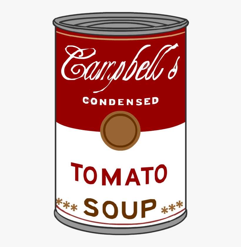 Pop Art - Drawing Of A Soup Can, transparent png download