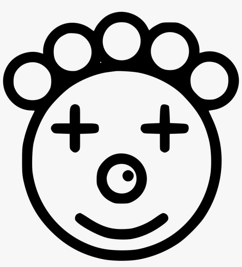 Clown Face - - Glasses, transparent png download