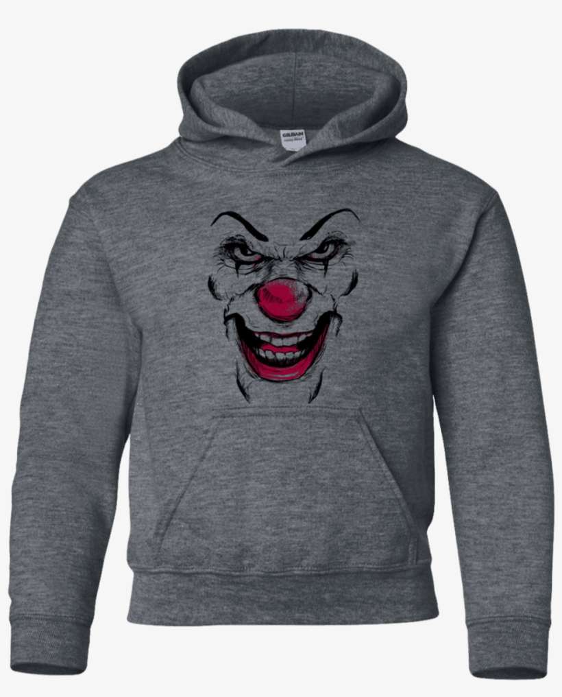 Clown Face Youth Hoodie - Gear Engineering (youth Sizes), transparent png download