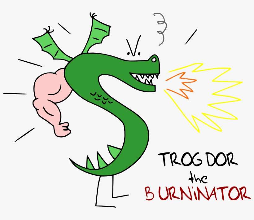 2 Stickly Legs, 1 Beefy Arm, 2 Wingalings, 2 Angry - Trogdor The Burninator, transparent png download