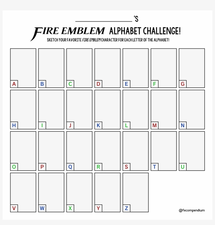 1 May - Fire Emblem Alphabet Challenge, transparent png download