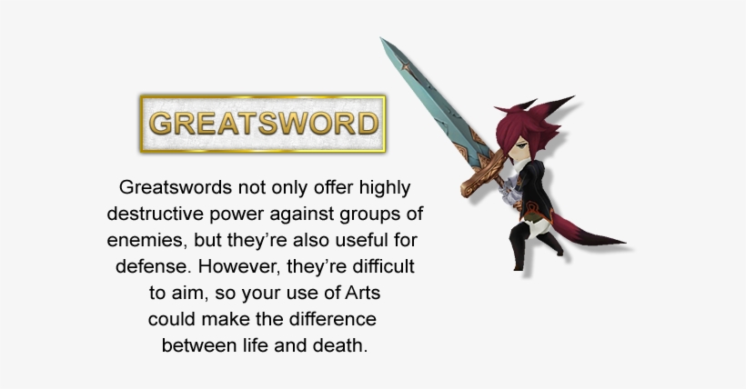 Sword Information Greatsword Information - Website, transparent png download