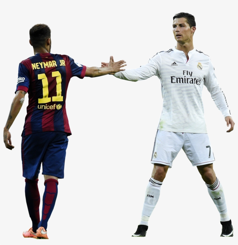 Cristiano Ronaldo & Neymar Render, transparent png download