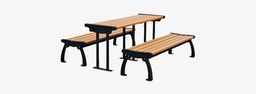 Recycled Plastic Picnic Table And Benches - Frog Furnishings Heritage Recycled Plastic Picnic Table, transparent png download
