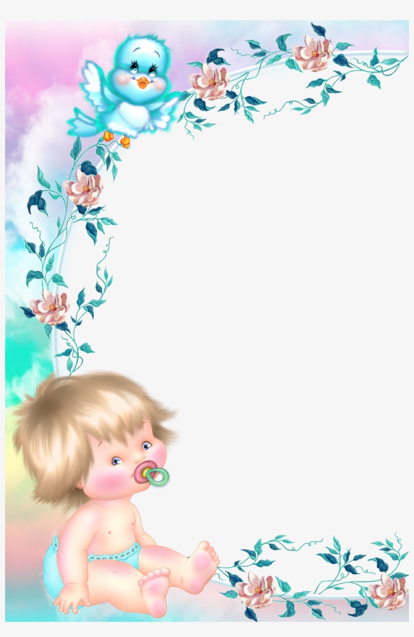 Free Cute Frame Png - Cute Baby Frame Png, transparent png download