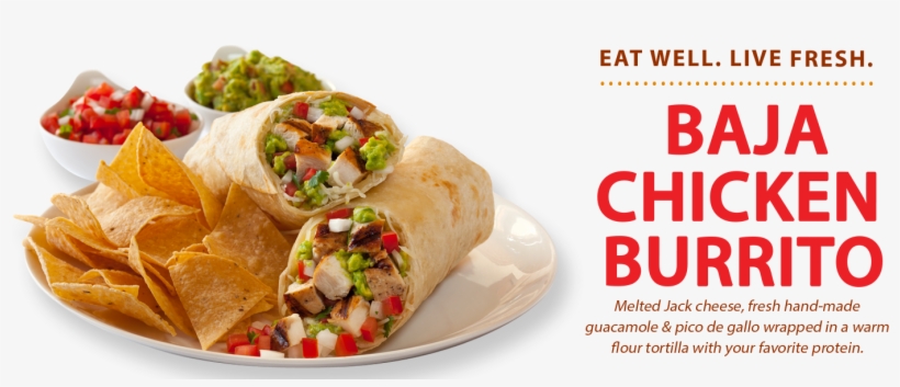 17 Photos & 44 Reviews - Burrito Dos Manos Baja Fresh, transparent png download