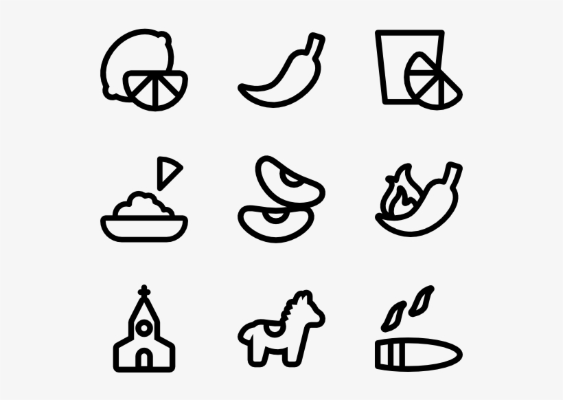 Mexican Collection - Contact Icons Png, transparent png download