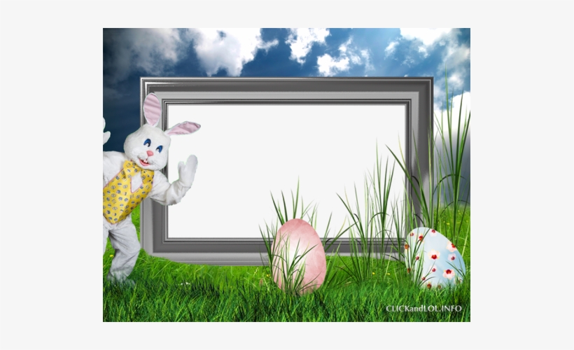 Easter Frame Png - Green Grass Blue Sky Art Pendant, Grass Necklace, Grass, transparent png download