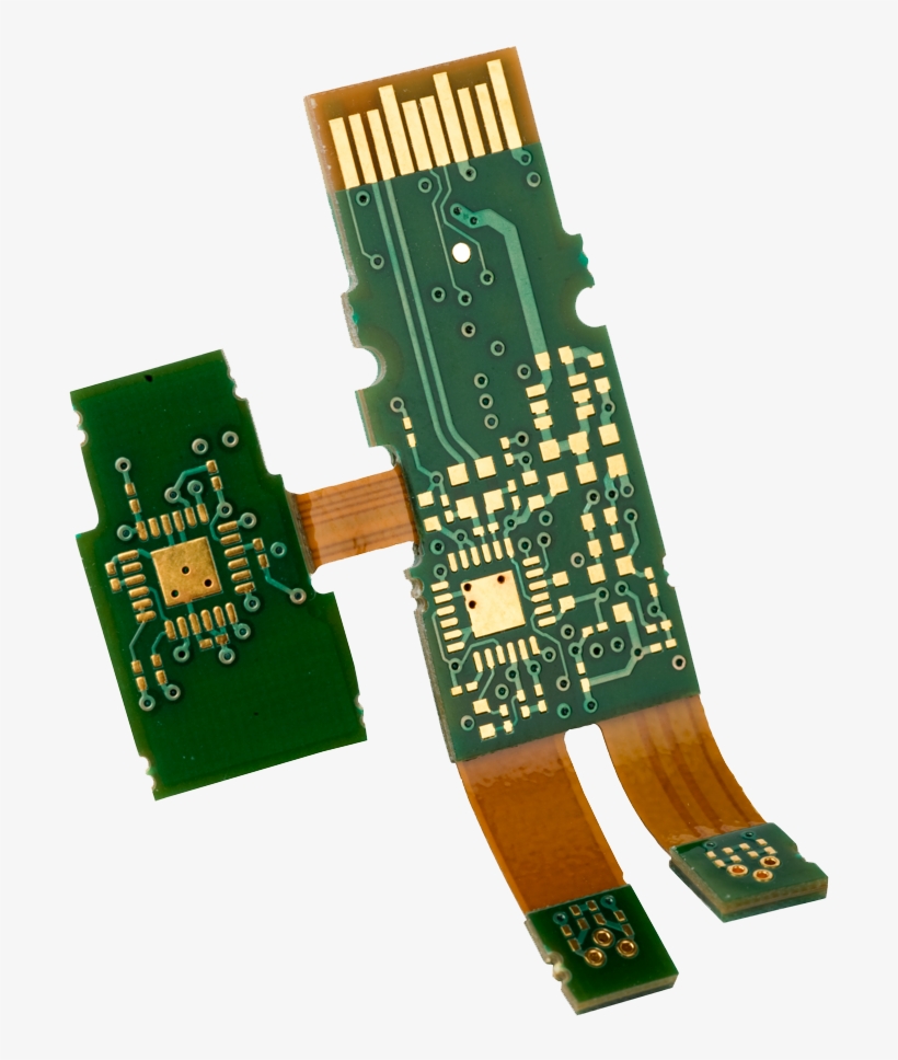 Combination Of Soft And Hard Board Png Flex Printed - Rigid Flexible Printed Circuit Board, transparent png download
