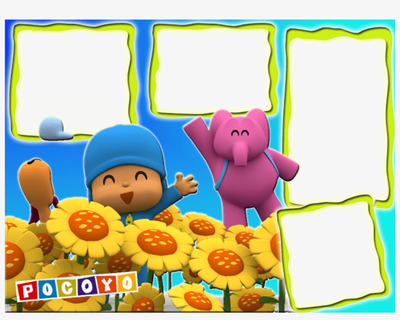 Marco De Foto Pocoyo - Verbetena Pocoyo Birthday Number 1 Candle, transparent png download