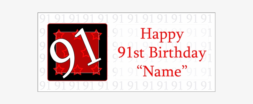Click For Larger Picture Of Personalized 91 Year Old - Happy Birthday 89 Year Old, transparent png download