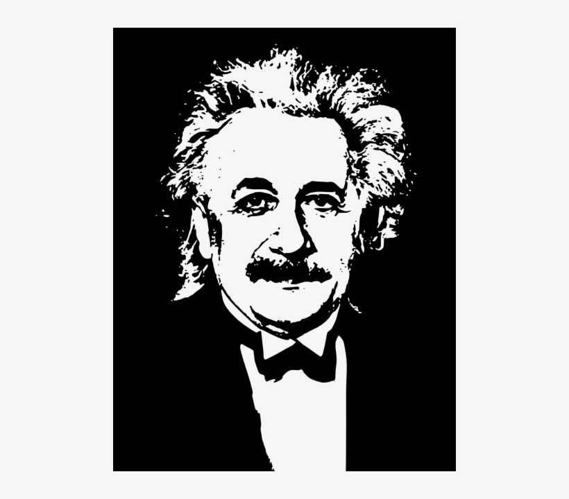 Albert Einstein 1100449 640 - Albert Einstein Vector Png, transparent png download