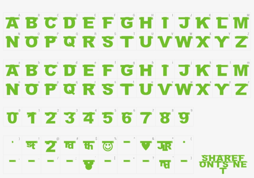 Font Jlr Birthday Banner Preview - Chiffres 1 À 10, transparent png download