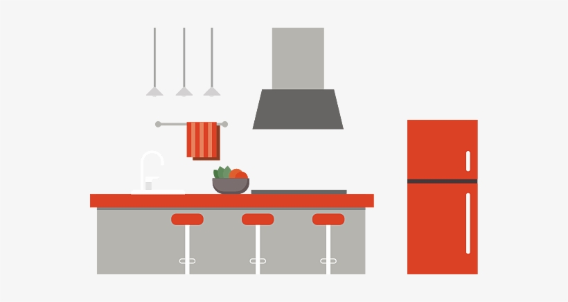 Kitchen Vector Office Pantry - Kitchen, transparent png download