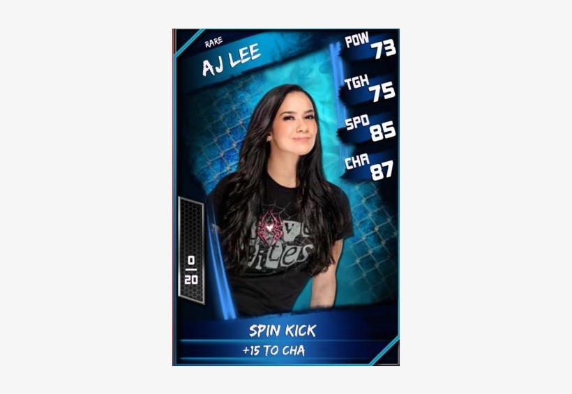 Rare Aj Lee - Aj Lee Supercard, transparent png download