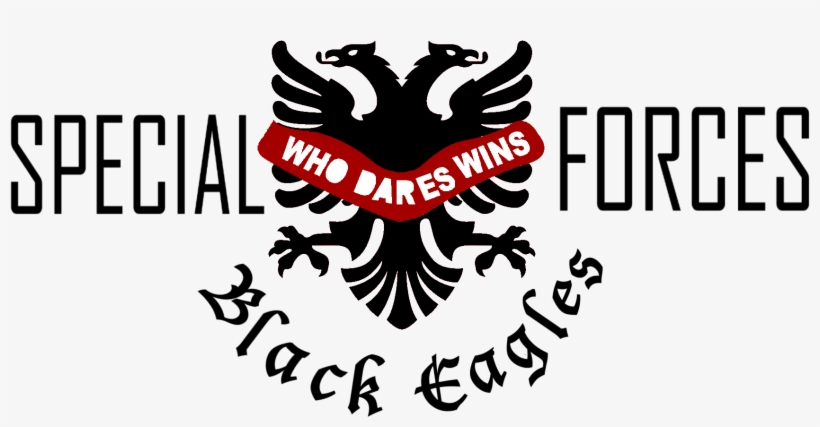 Black Eagles Albanian Eagle - Albanian Flag With Crown, transparent png download