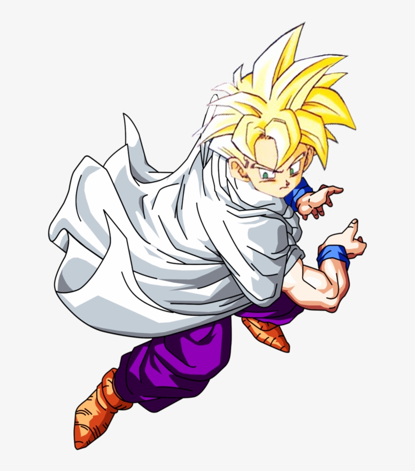 Resultado De Imagem Para Gohan Ssj - Teen Gohan Ssj1 Kamehameha, transparent png download