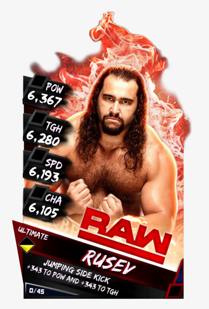 Supercard Rusev Wrestlemania Mitb 8446 Supercard Rusev - Wwe Supercard Ultimate Bayley, transparent png download