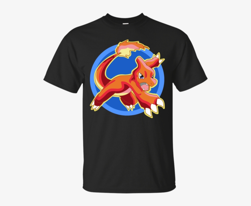 Charmeleon Pokemon Tee T Shirt & Hoodie - T-shirt, transparent png download