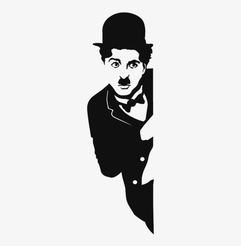 About 1484 Free Commercial & Noncommercial Clipart - Charlie Chaplin Black And White Art, transparent png download