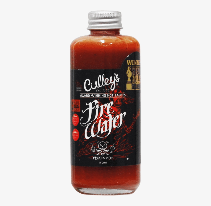Culley's Firewater Hot Sauce - Fire Water Hot Sauce, transparent png download