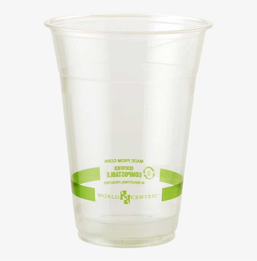Hot Cups - World Centric Ingeo Compostable Clear Cups - 6 Oz., transparent png download