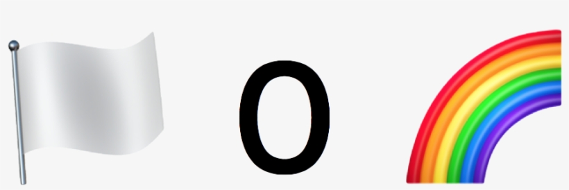 Apple Are Usually Quite Quick To Respond To Bugs Such - White Flag 0 Rainbow, transparent png download