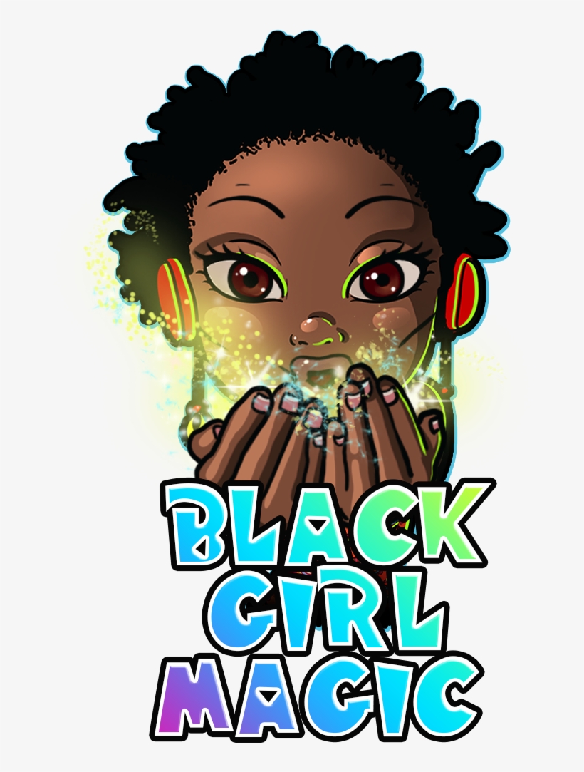 Download Meet The Squad Black Girl Magic Cartoon Transparent PNG