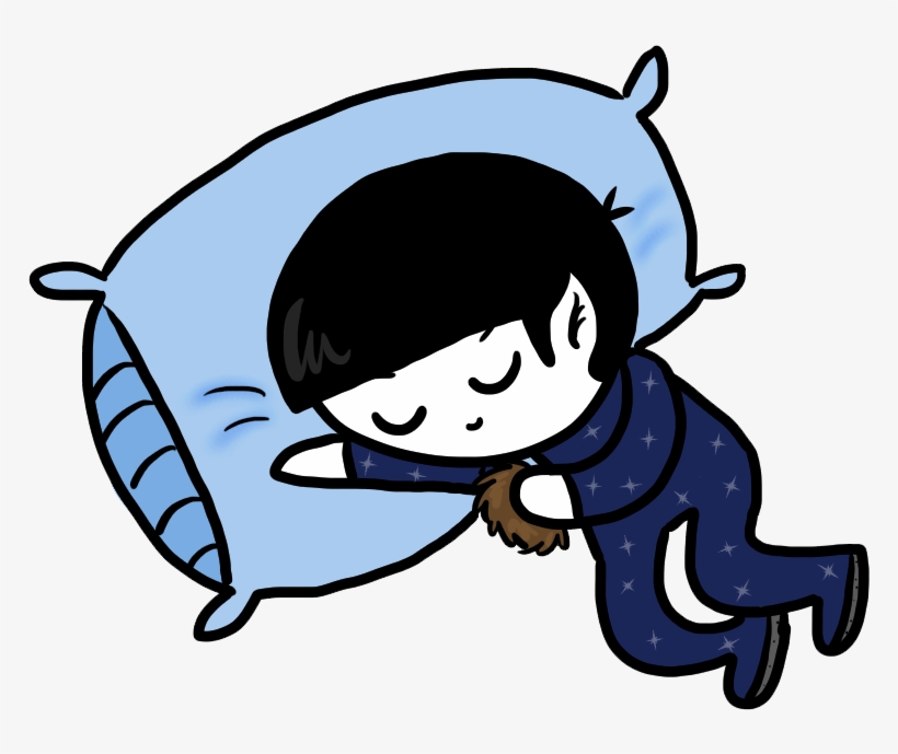 Sleepy Spock In The Pillow Zone By Chazzyllama On Clipart - Sleepy Png, transparent png download