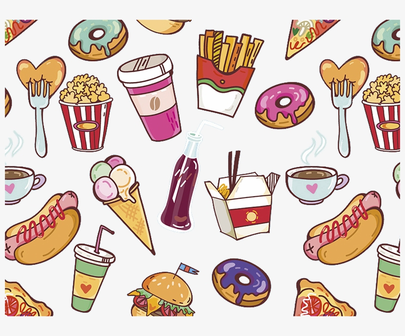 Clip Art Transparent Download Coffee Cola French Fries - كولا رسم, transparent png download