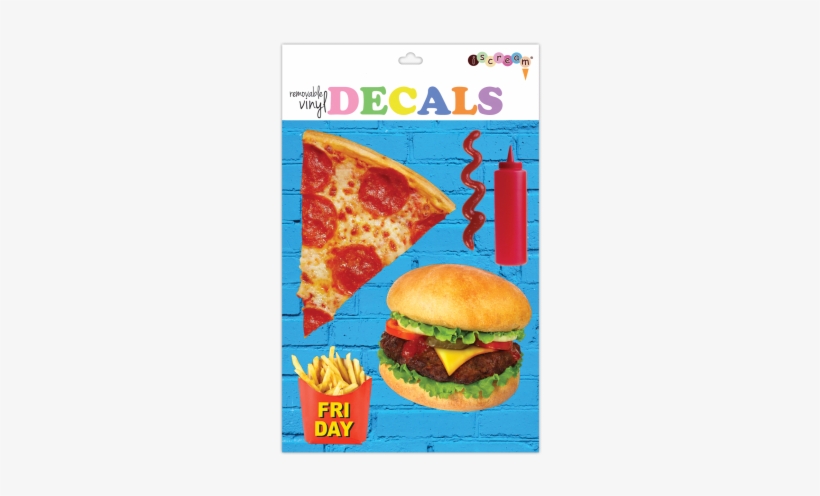 Junk Food Decals Large - Pizza Wall Tapestry - Small: 51" X 60", transparent png download