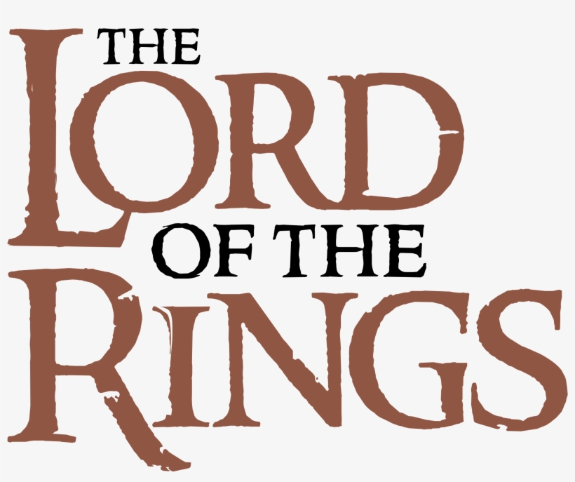 The Lord Of The Rings Logo Png Transparent - Lord Of The Rings Logo Black, transparent png download