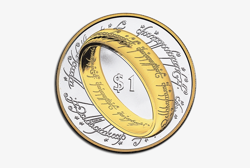 The Lord Of The Rings Silver Proof Coin - Lord Of The Rings Commemorative Coin, transparent png download